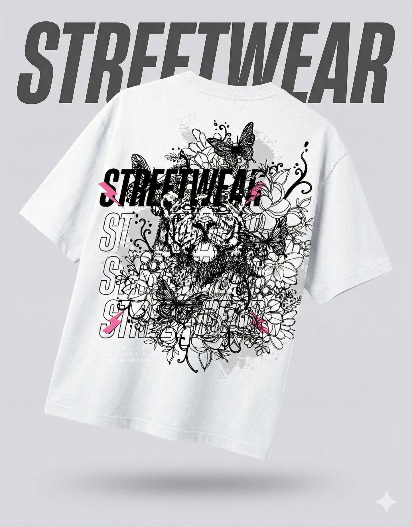 Streetwear Jungle - Oversized Tshirt