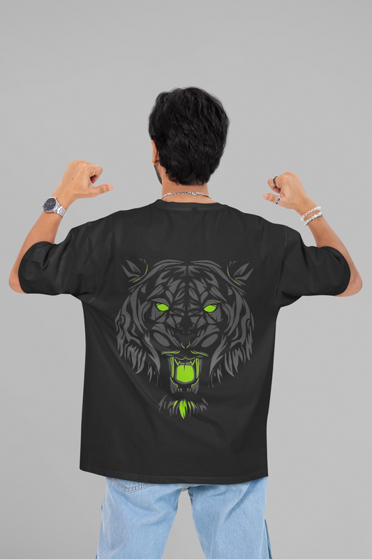 Electric Jungle cat - Oversized Tshirt