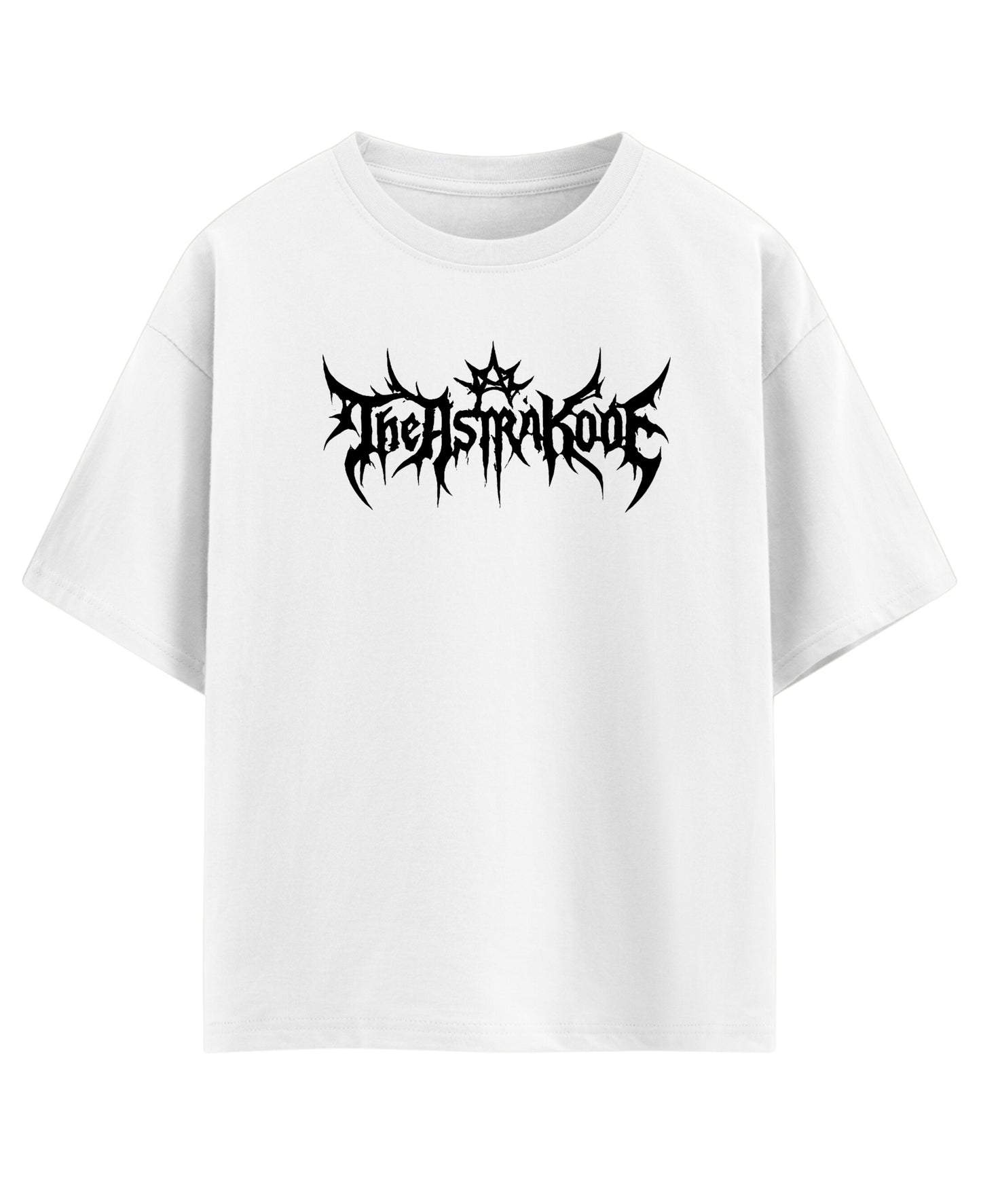 White Oversized T-shirt Front Design