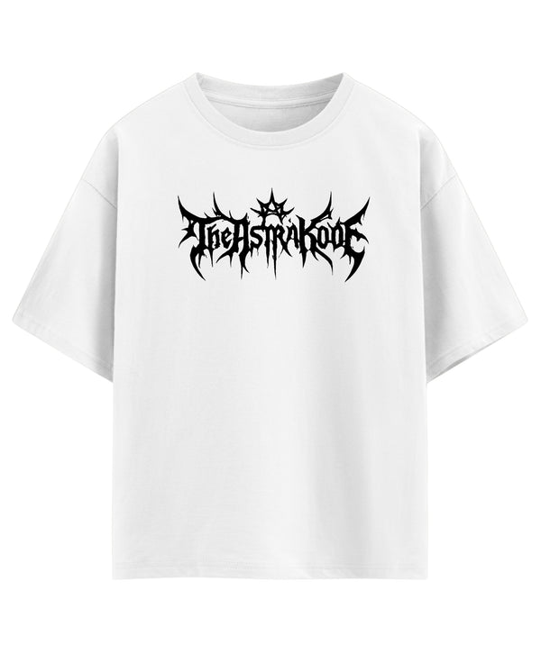 White Oversized T-shirt Front Design