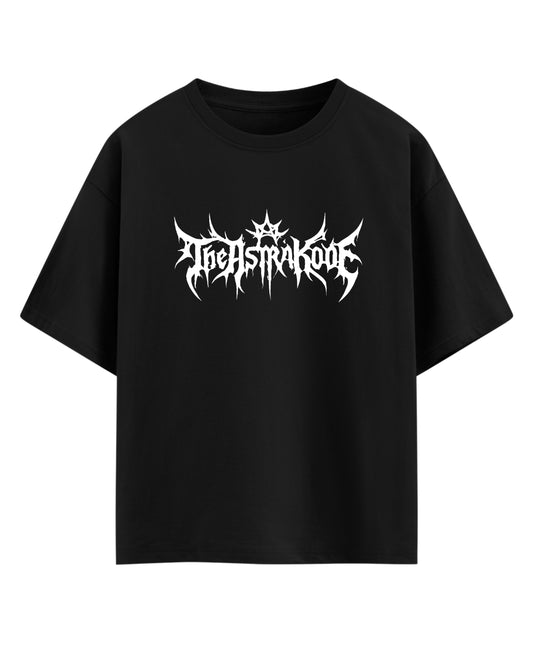 Black Oversized T-shirt Front Design