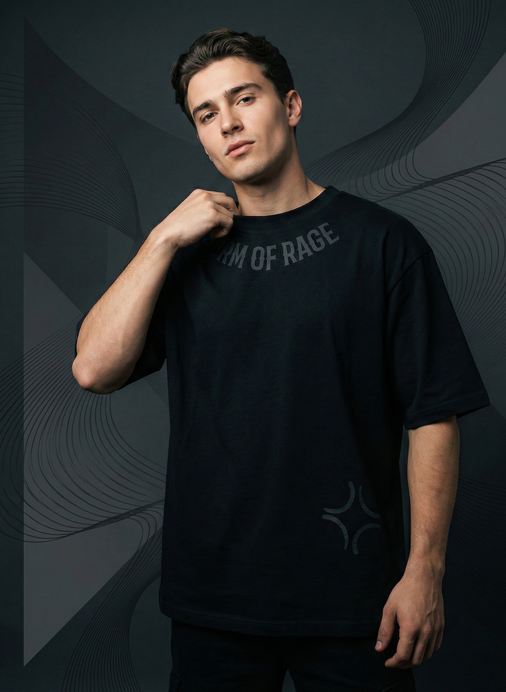 rage - theastrakode oversized tshirt